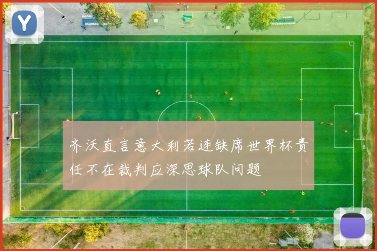 齐沃直言意大利若连缺席世界杯责任不在裁判应深思球队问题