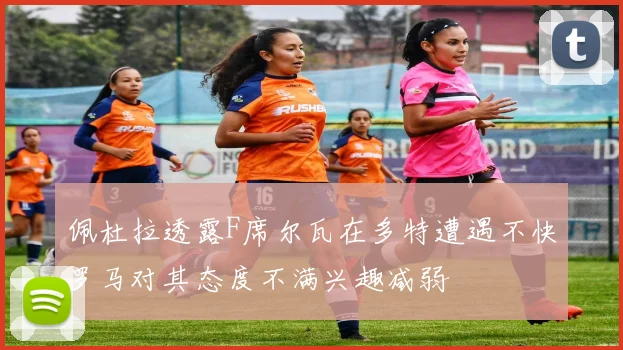 佩杜拉透露F席尔瓦在多特遭遇不快罗马对其态度不满兴趣减弱
