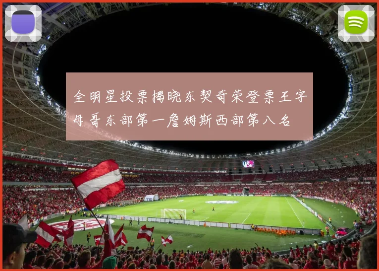 全明星投票揭晓东契奇荣登票王字母哥东部第一詹姆斯西部第八名